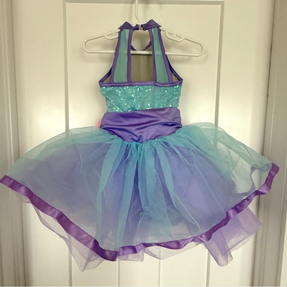 🩰 Weissman Sequin Halter Dance Costume – XSC (Extra Small Child) - Picture 2 of 4
